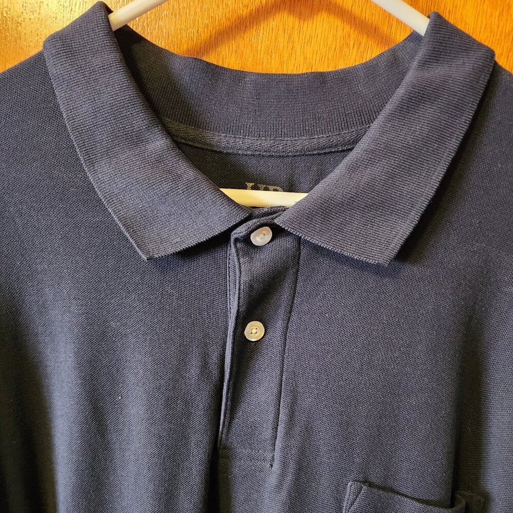 Men's 3XL Harbor Bay Navy Blue Short Sleeve Polo Shirt